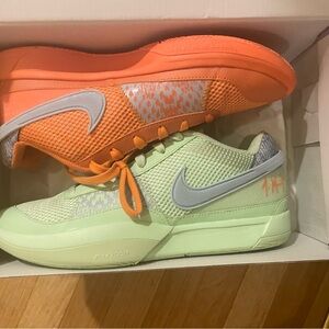Nike Zoom Sneakers - Orange and Light Green
